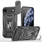 iPhone Air Mobilskal Kickstand Lens Lid - Svart