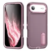 iPhone Air Mobilskal Kickstand Silikon - Lila/Rosa