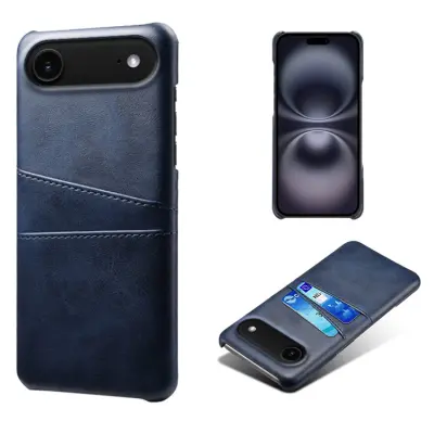 Mobilskal till iPhone Air Korthållare Dual - Blå