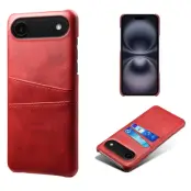 iPhone Air Mobilskal Korthållare Dual - Röd