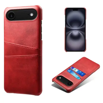 Mobilskal till iPhone Air Korthållare Dual - Röd