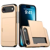 iPhone Air Mobilskal korthållare - Guld