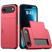 iPhone Air Mobilskal korthållare - Röd