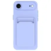 Mobilskal till iPhone Air Korthållare TPU - Lila