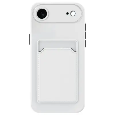 Mobilskal till iPhone Air Korthållare TPU - Vit