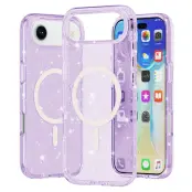 Mobilskal till iPhone Air MagSafe Puderglitter - Lila