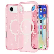 Mobilskal till iPhone Air MagSafe Puderglitter - Rosa