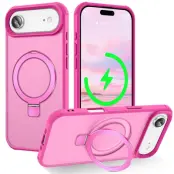 Mobilskal till iPhone Air MagSafe TPU+PC Kickstand - Rosa