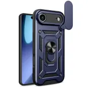 iPhone Air Mobilskal Slide Kameralock PC + TPU - Blå