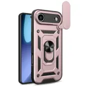 iPhone Air Mobilskal Slide Kameralock PC + TPU - Roséguld