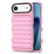 iPhone Air Mobilskal Stripe Design Detachable - Ljusrosa