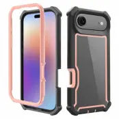 iPhone 17 Air Mobilskal TPU + PC Shockproof - Svart/Roséguld