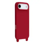 iPhone Air Mobilskal TPU med Hål för Rem - Mörkröd