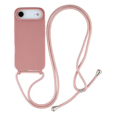 Mobilskal till iPhone Air TPU Shockproof med Lanyard - Djuprosa