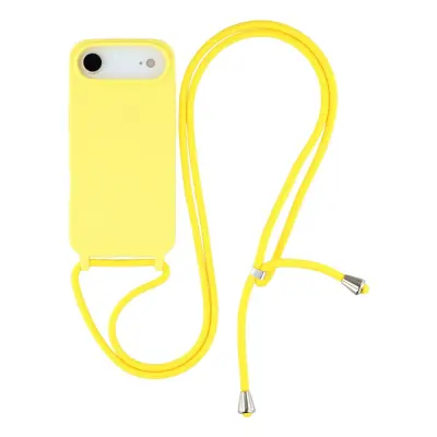 Mobilskal till iPhone Air TPU Shockproof med Lanyard - Gul