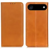 iPhone Air Plånboksfodral Äkta läder - Brun
