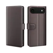 iPhone Air Plånboksfodral Äkta Läder - Brun