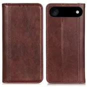 iPhone Air Plånboksfodral Äkta Läder Litchi - Brun