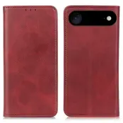 iPhone Air Plånboksfodral Äkta läder - Röd