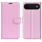 iPhone Air Plånboksfodral Litchi Texture läder - Rosa