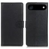 iPhone Air Plånboksfodral Litchi Texture - Svart