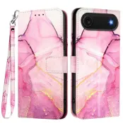 iPhone Air Plånboksfodral Marble Pattern med Rem LS001