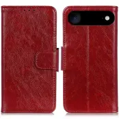 iPhone Air Plånboksfodral Nappa Texture - Röd