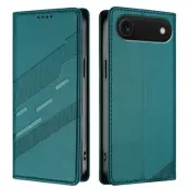iPhone Air Plånboksfodral Punk Style Imprinted - Mörkgrön