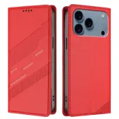 iPhone Air Plånboksfodral Punk Style Imprinted - Röd