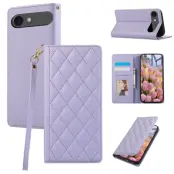 iPhone Air Plånboksfodral RFID Rhombus Läder - Lila