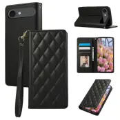 iPhone Air Plånboksfodral RFID Rhombus Läder - Svart