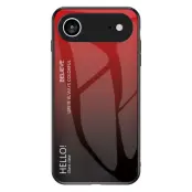 iPhone Air Mobilskal Anti-Scratch Gradient - Röd/Svart