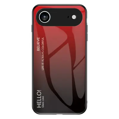 iPhone Air Mobilskal Anti-Scratch Gradient - Röd/Svart