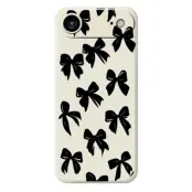 iPhone Air Mobilskal Bow Pattern Printing Straight - Beige
