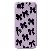 iPhone Air Mobilskal Bow Pattern Printing Straight - Lila