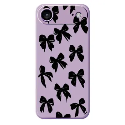 iPhone Air Mobilskal Bow Pattern Printing Straight - Lila