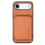 Mobilskal till iPhone Air Detachable Korthållare - Brun