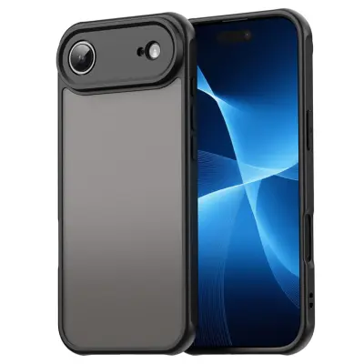 Mobilskal till iPhone Air Frostade krockkuddar Drop Proof - Svart