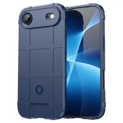 iPhone Air Mobilskal Grid Design Scratch-Proof Soft TPU - Blå