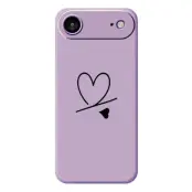 iPhone Air Mobilskal Love Pattern Printing Straight - Lila