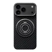 iPhone Air Mobilskal MagSafe Kevlar Metal Ring - 1500D Coarse