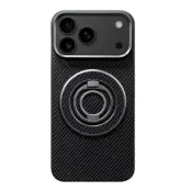 iPhone Air Mobilskal MagSafe Kevlar Metal Ring - 600D Coarse
