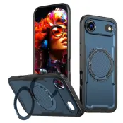 iPhone Air Mobilskal MagSafe TPU+PC Kickstand - Blå