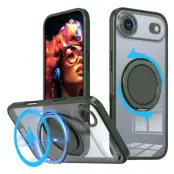 iPhone Air Mobilskal MagSafe TPU+PC Kickstand - Grön