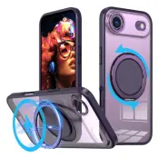 iPhone Air Mobilskal MagSafe TPU+PC Kickstand - Lila