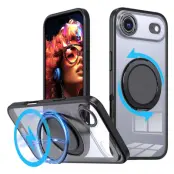 iPhone Air Mobilskal MagSafe TPU+PC Kickstand - Svart