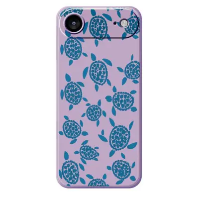 iPhone Air Mobilskal Turtle Pattern Straight Edge - Lila
