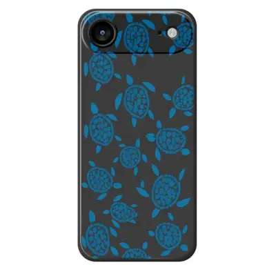 iPhone Air Mobilskal Turtle Pattern Straight Edge - Svart