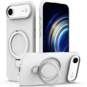 Mobilskal till iPhone Air MagSafe Kickstand PC + Silikon - Vit