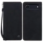 iPhone Air Plånboksfodral med Rem Lines Pattern - Svart